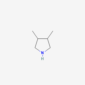 3,4-DIMETHYLPYRROLIDINE structure, CAS 5309-82-0