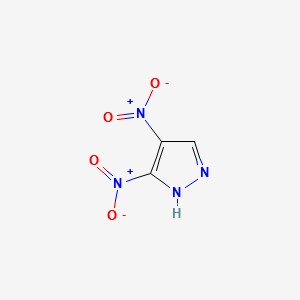 3,4-DINITRO-1H-PYRAZOLE structure, CAS 38858-92-3
