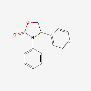3,4-DIPHENYLOXAZOLIDIN-2-ONE structure, CAS 13606-71-8