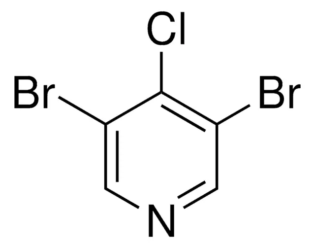 3,5-DIBROMO-4-CHLOROPYRIDINE structure, CAS 13626-17-0