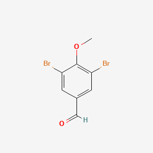 3,5-DIBROMO-4-METHOXYBENZALDEHYDE structure, CAS 108940-96-1