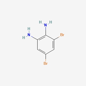3,5-DIBROMOBENZENE-1,2-DIAMINE structure, CAS 1575-38-8