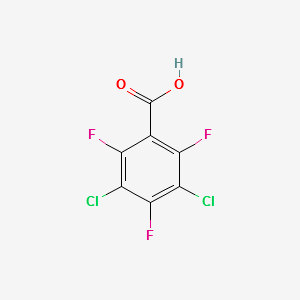 3,5-DICHLORO-2,4,6-TRIFLUOROBENZOIC ACID structure, CAS 13656-36-5