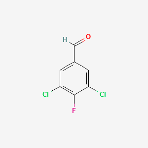 3,5-DICHLORO-4-FLUOROBENZALDEHYDE structure, CAS 117820-80-1