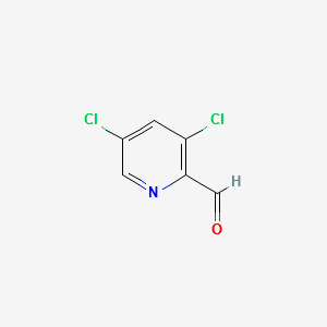 3,5-DICHLOROPICOLINALDEHYDE structure, CAS 471909-65-6