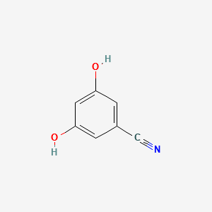 3,5-DIHYDROXYBENZONITRILE structure, CAS 19179-36-3