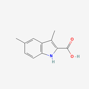 3,5-DIMETHYL-1H-INDOLE-2-CARBOXYLIC ACID structure, CAS 16381-45-6