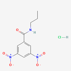 3,5-DINITRO-N-PROPYLBENZAMIDE HYDROCHLORIDE structure, CAS 127312-05-4