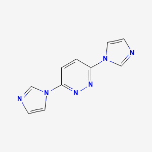 3,6-DI(1H-IMIDAZOL-1-YL)PYRIDAZINE structure, CAS 177648-99-6