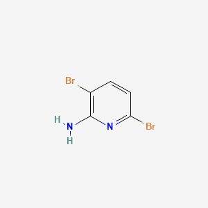 3,6-DIBROMOPYRIDIN-2-AMINE structure, CAS 503425-86-3