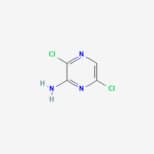 3,6-DICHLOROPYRAZIN-2-AMINE structure, CAS 14399-37-2