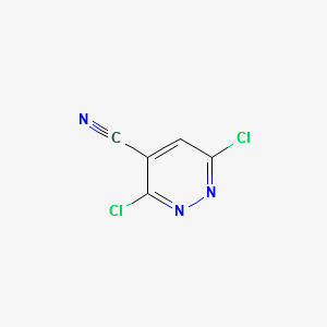 3,6-DICHLOROPYRIDAZINE-4-CARBONITRILE structure, CAS 35857-93-3
