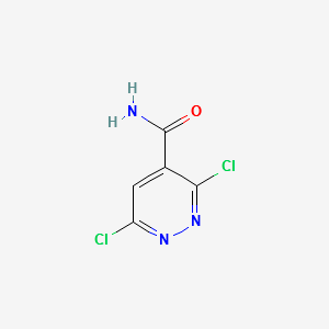 3,6-DICHLOROPYRIDAZINE-4-CARBOXAMIDE structure, CAS 27427-66-3