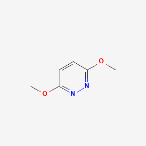 3,6-DIMETHOXYPYRIDAZINE structure, CAS 4603-59-2