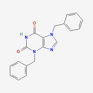 3,7-DIBENZYL-1H-PURINE-2,6(3H,7H)-DIONE structure, CAS 139927-86-9