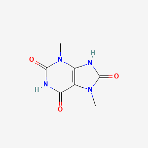 3,7-DIMETHYL-1H-PURINE-2,6,8(3H,7H,9H)-TRIONE structure, CAS 13087-49-5