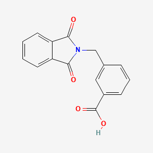 3-((1,3-DIOXOISOINDOLIN-2-YL)METHYL)BENZOIC ACID structure, CAS 106352-01-6
