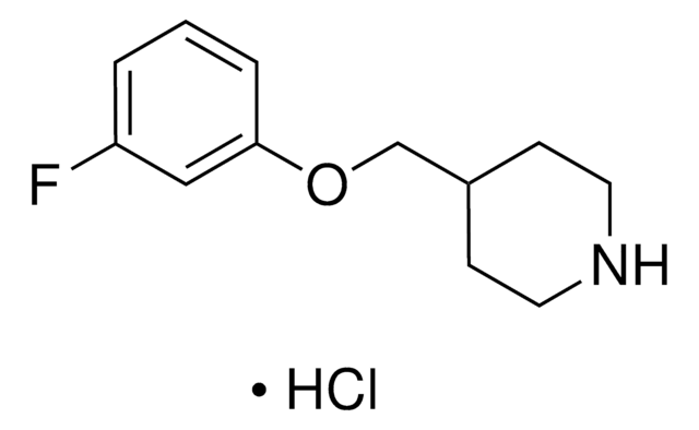 3-((4-FLUOROPHENOXY)METHYL)PIPERIDINE HYDROCHLORIDE structure, CAS 142220-38-0