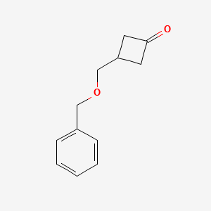 3-((BENZYLOXY)METHYL)CYCLOBUTANONE structure, CAS 172324-67-3