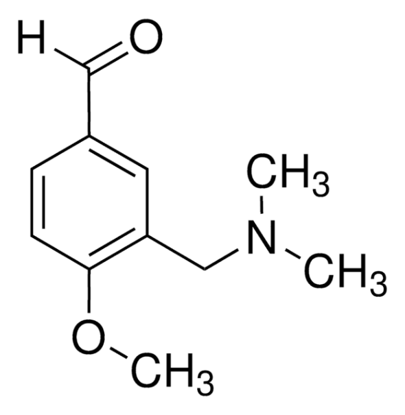 3-((DIETHYLAMINO)METHYL)-4-METHOXYBENZALDEHYDE structure, CAS 128501-82-6