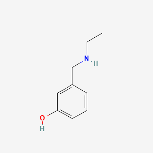 3-((ETHYLAMINO)METHYL)PHENOL structure, CAS 91239-98-4