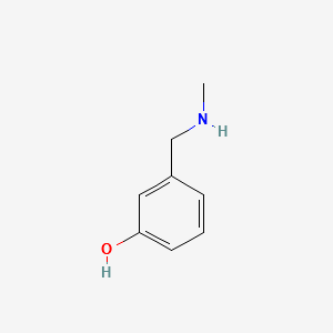 3-((METHYLAMINO)METHYL)PHENOL structure, CAS 123926-62-5