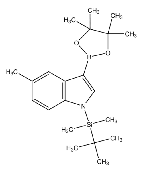 3-(1-(TERT-BUTYLDIMETHYLSILYL)-1H-INDOL-5-YL)BENZOIC ACID structure, CAS 1228957-08-1