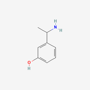 3-(1-AMINOETHYL)PHENOL structure, CAS 63720-38-7