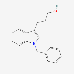3-(1-BENZYL-1H-INDOL-3-YL)PROPAN-1-OL structure, CAS 29957-93-5