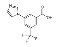 3-(1H-IMIDAZOL-1-YL)-5-(TRIFLUOROMETHYL)BENZOIC ACID structure, CAS 164341-38-2