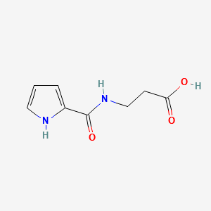 3-(1H-PYRROLE-2-CARBOXAMIDO)PROPANOIC ACID structure, CAS 129053-84-5