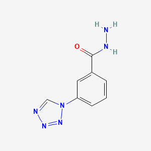 3-(1H-TETRAZOL-1-YL)BENZOHYDRAZIDE structure, CAS 351994-81-5