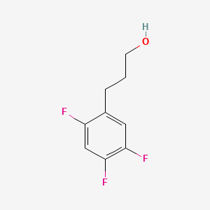 3-(2,4,5-TRIFLUOROPHENYL)PROPAN-1-OL structure, CAS 130887-16-0