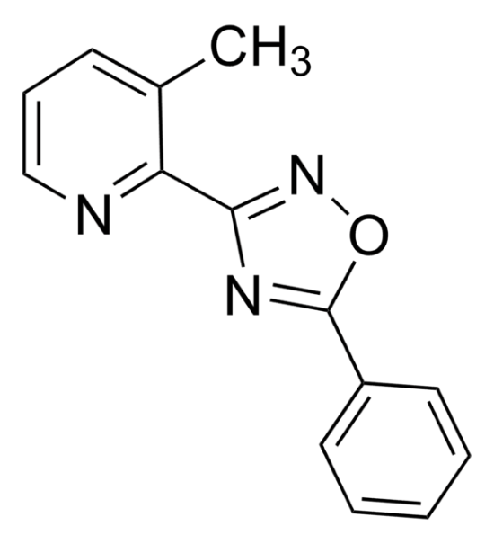 3-(2-BROMOPHENYL)-5-(3-CHLOROPHENYL)-1,2,4-OXADIAZOLE structure, CAS 1033201-83-0