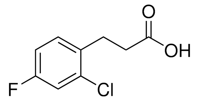 3-(2-CHLORO-4-FLUOROPHENYL)PROPIONIC ACID structure, CAS 174603-38-4