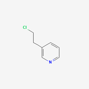 3-(2-CHLOROETHYL)PYRIDINE structure, CAS 39892-24-5
