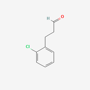 3-(2-CHLOROPHENYL)PROPANAL structure, CAS 157433-36-8