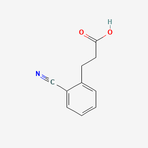 3-(2-CYANOPHENYL)PROPANOIC ACID structure, CAS 27916-43-4
