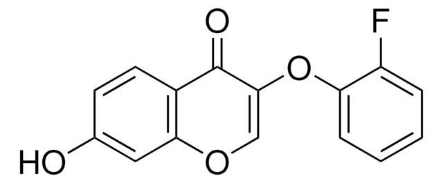 3-(2-FLUOROPHENOXY)-7-HYDROXY-4H-CHROMEN-4-ONE structure, CAS 137374-74-4