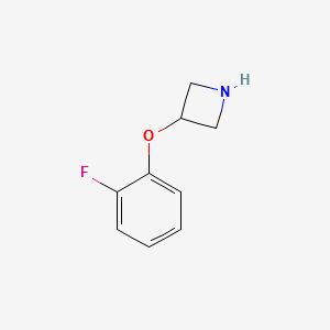 3-(2-FLUOROPHENOXY)AZETIDINE structure, CAS 918831-13-7