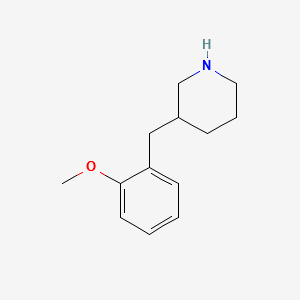 3-(2-METHOXYBENZYL)PIPERIDINE structure, CAS 420137-10-6