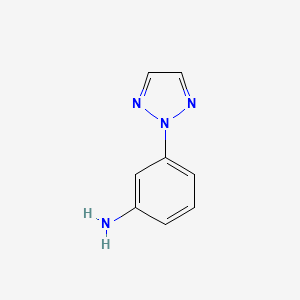 3-(2H-1,2,3-TRIZAZOL-2-YL)ANILINE structure, CAS 626248-56-4
