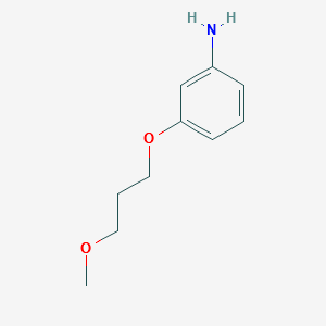 3-(3-METHOXYPROPOXY)ANILINE structure, CAS 1023277-27-1