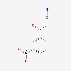 3-(3-NITROPHENYL)-3-OXOPROPANENITRILE structure, CAS 21667-64-1