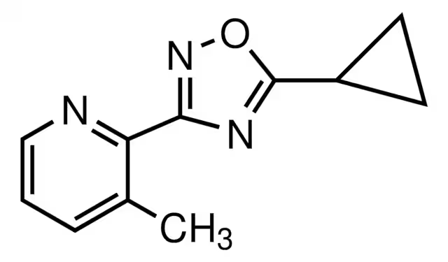 3-(3-NITROPHENYL)-5-(THIOPHEN-2-YL)-1,2,4-OXADIAZOLE structure, CAS 218144-79-7