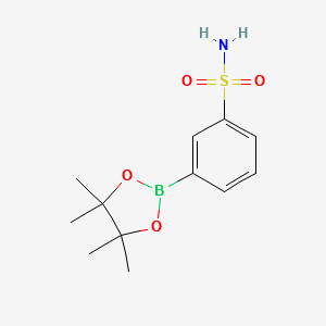 3-(4,4,5,5-TETRAMETHYL-1,3,2-DIOXABOROLAN-2-YL)BENZENESULFONAMIDE structure, CAS 486422-08-6