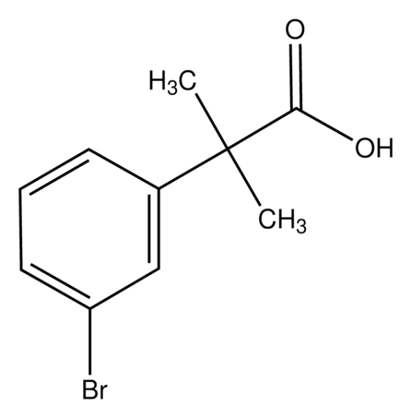 3-(4-BROMOPHENYL)-2-METHYLPROPANOIC ACID structure, CAS 66735-01-1