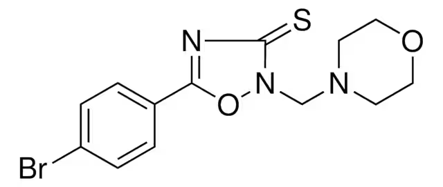3-(4-BROMOPHENYL)-5-(2-METHOXYPHENYL)-1,2,4-OXADIAZOLE structure, CAS 331989-19-6
