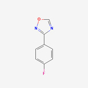 3-(4-FLUOROPHENYL)-1,2,4-OXADIAZOLE structure, CAS 887763-94-2