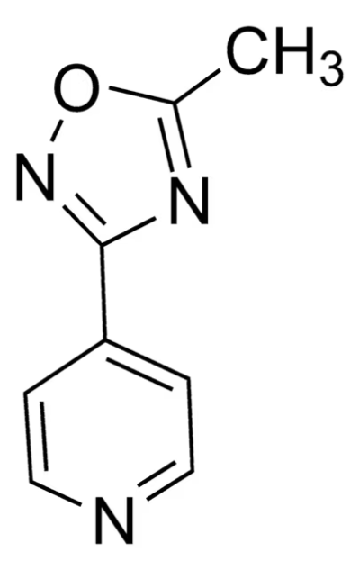 3-(4-FLUOROPHENYL)-5-METHYL-1,2,4-OXADIAZOLE structure, CAS 196301-98-1